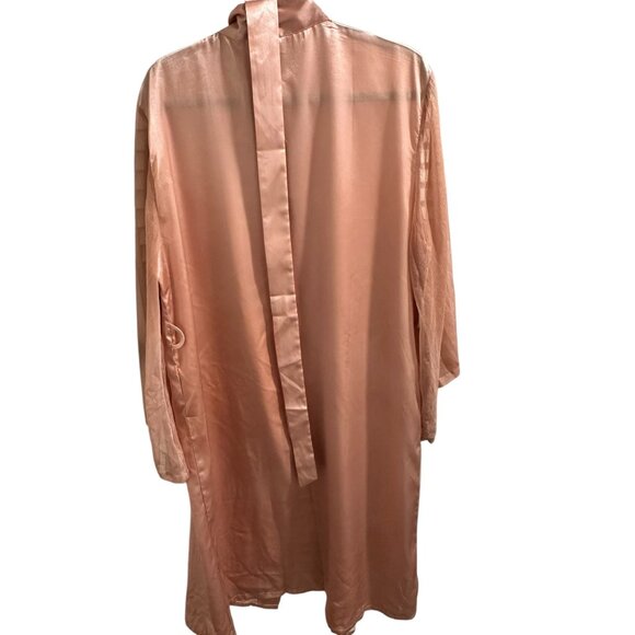 Vintage Style Light Pink Kimono Robe Extra Large - Picture 4 of 5